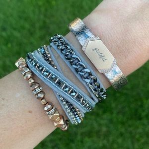 Suede wrap bracelet